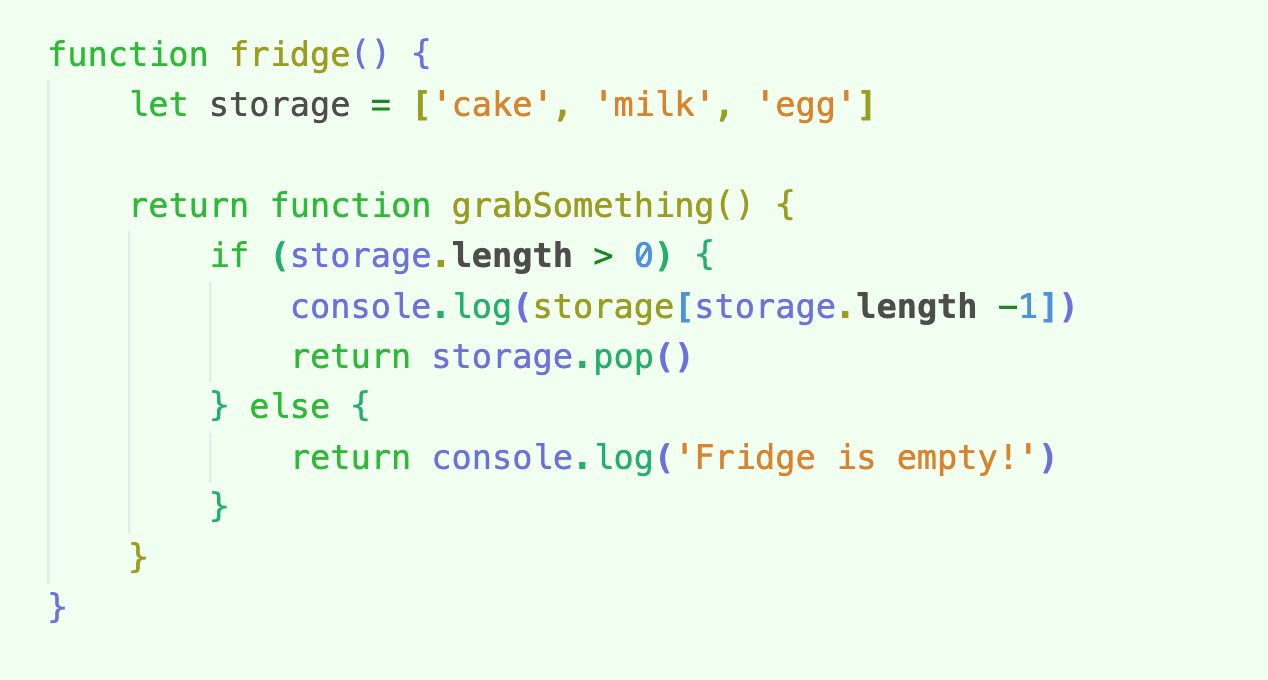 fridge-function-declaration
