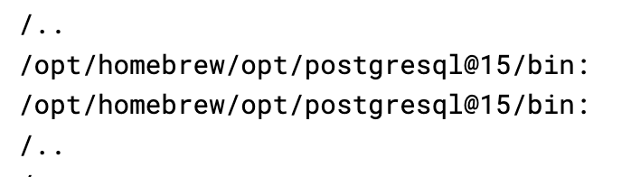 postgres-in-path