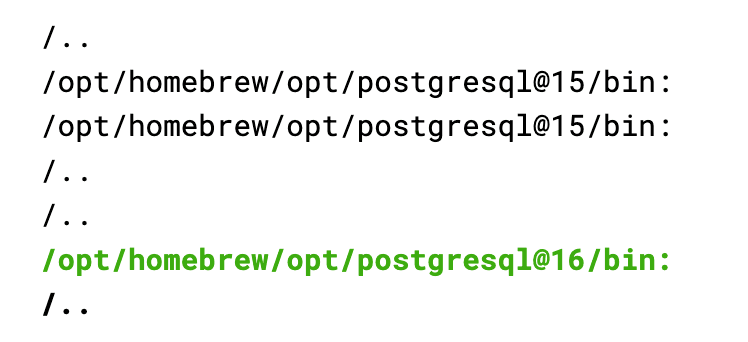 postgres-in-path